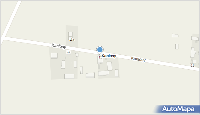 Kaniosy, Kaniosy, 12, mapa Kaniosy