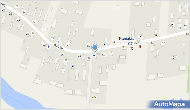 Kaniuki, Kaniuki, 48, mapa Kaniuki