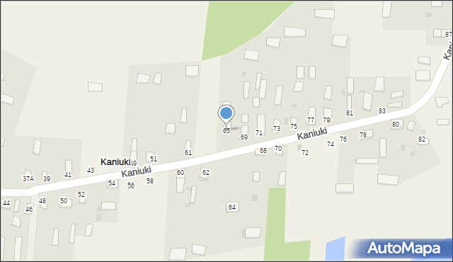 Kaniuki, Kaniuki, 65, mapa Kaniuki