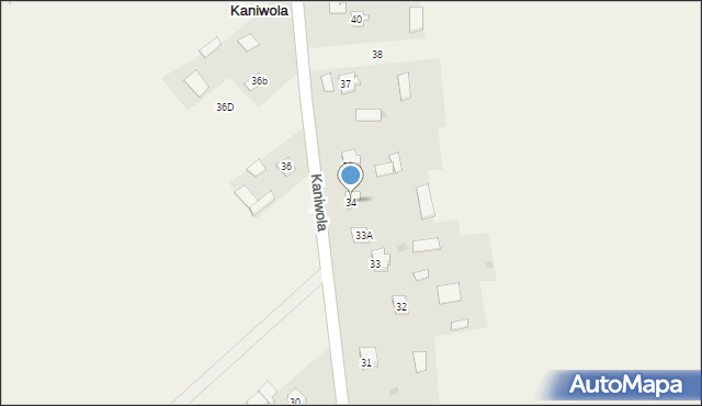 Kaniwola, Kaniwola, 34, mapa Kaniwola