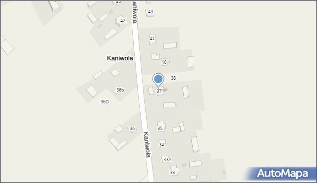 Kaniwola, Kaniwola, 37, mapa Kaniwola