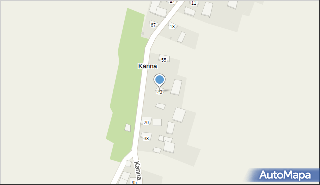 Kanna, Kanna, 43, mapa Kanna