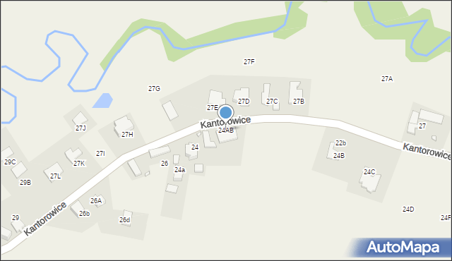 Kantorowice, Kantorowice, 24AB, mapa Kantorowice