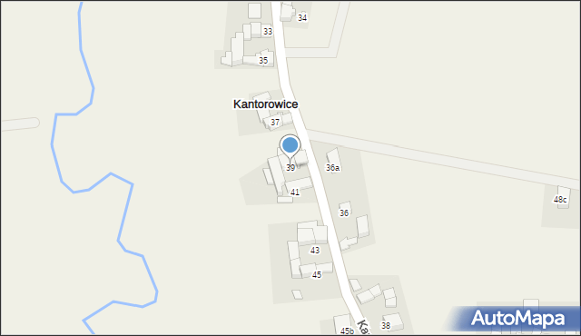 Kantorowice, Kantorowice, 39, mapa Kantorowice