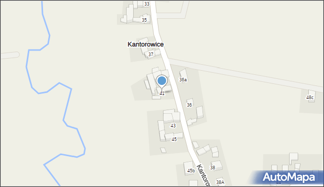 Kantorowice, Kantorowice, 41, mapa Kantorowice