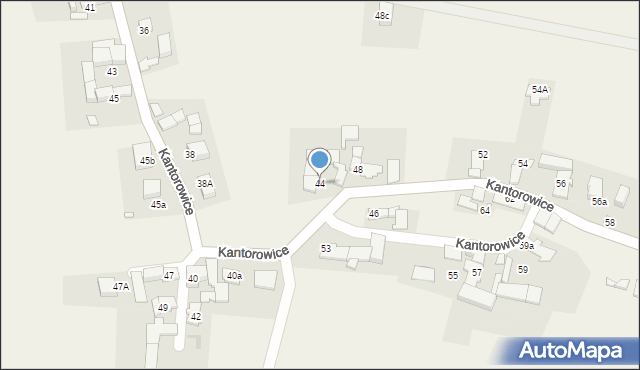 Kantorowice, Kantorowice, 44, mapa Kantorowice