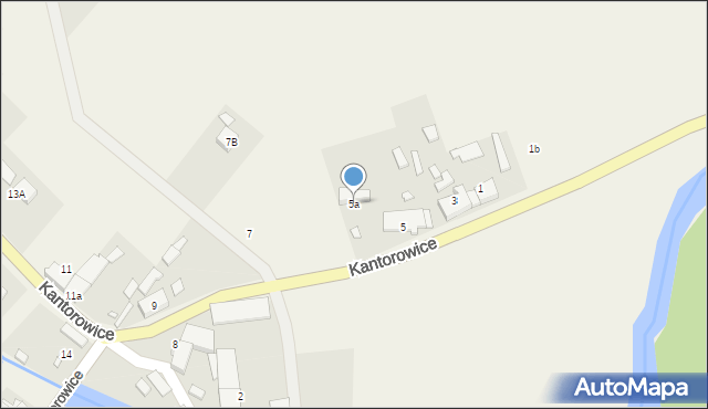 Kantorowice, Kantorowice, 5a, mapa Kantorowice