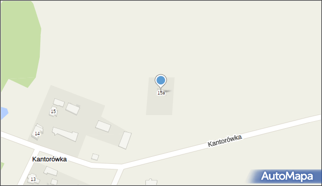 Kantorówka, Kantorówka, 15a, mapa Kantorówka