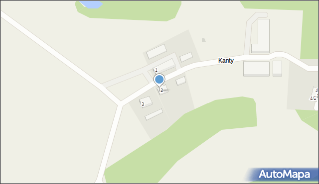 Kanty, Kanty, 2/1, mapa Kanty