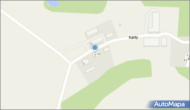 Kanty, Kanty, 2, mapa Kanty