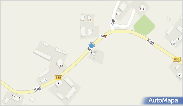 Kąp, Kąp, 6, mapa Kąp