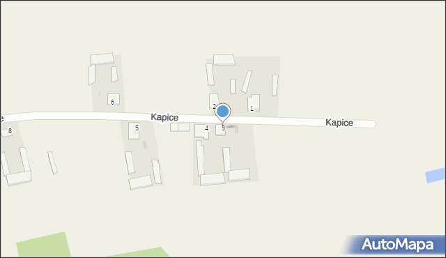 Kapice, Kapice, 3, mapa Kapice