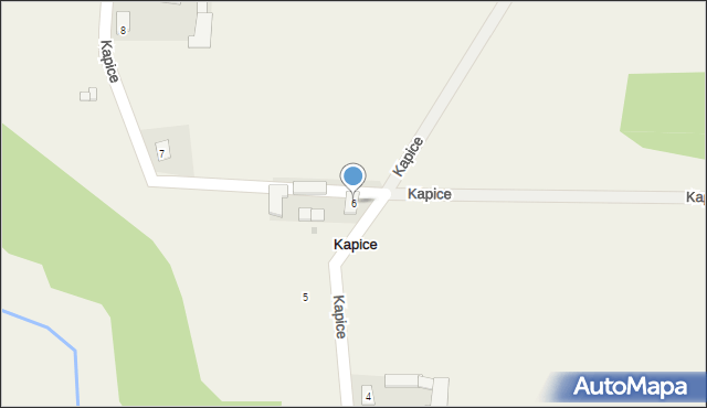 Kapice, Kapice, 6, mapa Kapice