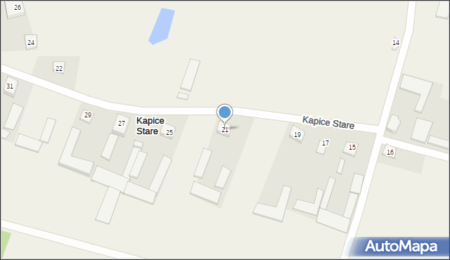 Kapice Stare, Kapice Stare, 21, mapa Kapice Stare