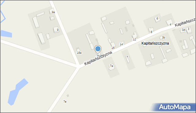 Kapitańszczyzna, Kapitańszczyzna, 18, mapa Kapitańszczyzna