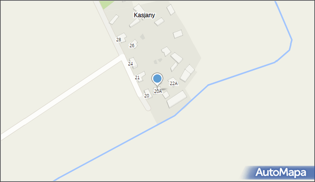 Kapitańszczyzna, Kapitańszczyzna, 20A, mapa Kapitańszczyzna