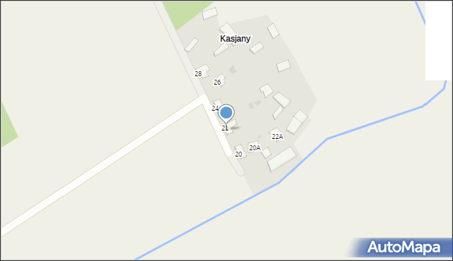 Kapitańszczyzna, Kapitańszczyzna, 22, mapa Kapitańszczyzna