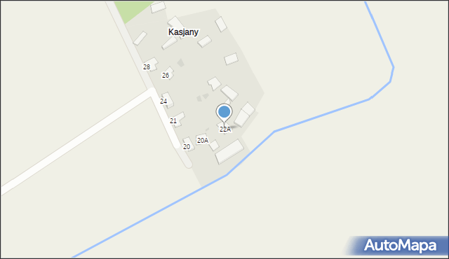 Kapitańszczyzna, Kapitańszczyzna, 22A, mapa Kapitańszczyzna