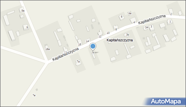 Kapitańszczyzna, Kapitańszczyzna, 7, mapa Kapitańszczyzna