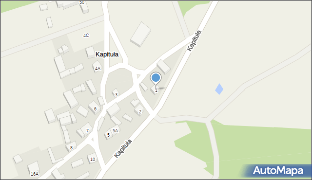 Kapituła, Kapituła, 1, mapa Kapituła