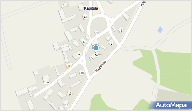 Kapituła, Kapituła, 5A, mapa Kapituła