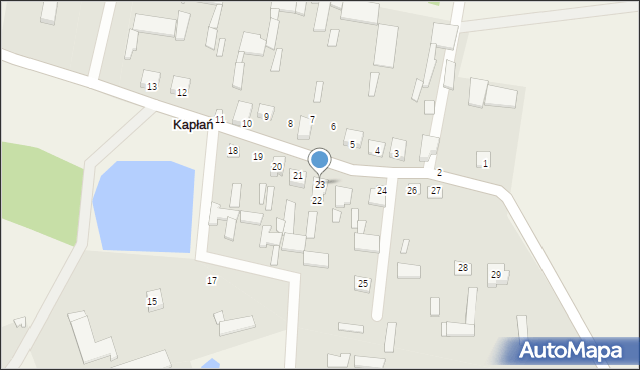 Kapłań, Kapłań, 23, mapa Kapłań