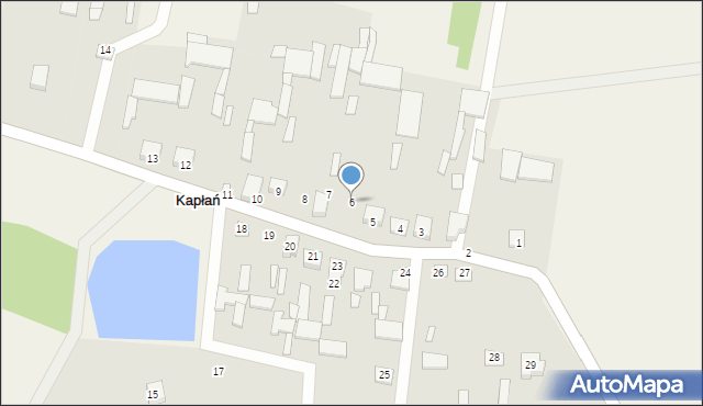 Kapłań, Kapłań, 6, mapa Kapłań