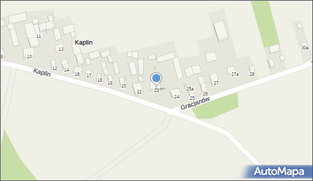 Kaplin, Kaplin, 23, mapa Kaplin