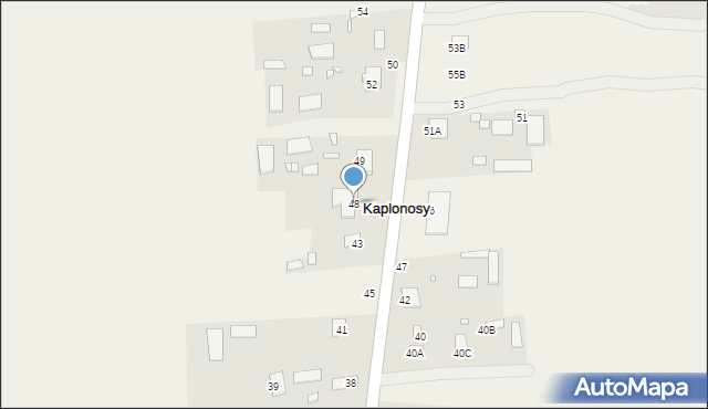 Kaplonosy, Kaplonosy, 48, mapa Kaplonosy