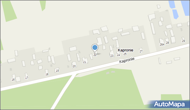 Kapronie, Kapronie, 22, mapa Kapronie