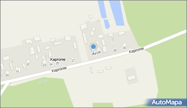 Kapronie, Kapronie, 28A, mapa Kapronie