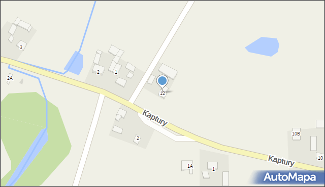 Kaptury, Kaptury, 12, mapa Kaptury