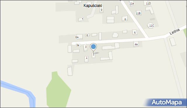 Kapuściaki, Kapuściaki, 2, mapa Kapuściaki