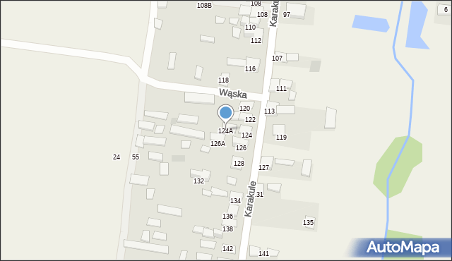 Karakule, Karakule, 124A, mapa Karakule
