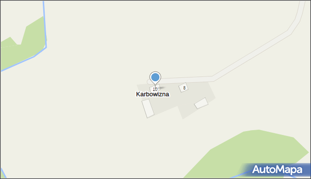 Karbowizna, Karbowizna, 10, mapa Karbowizna