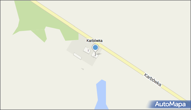 Karbówka, Karbówka, 2, mapa Karbówka