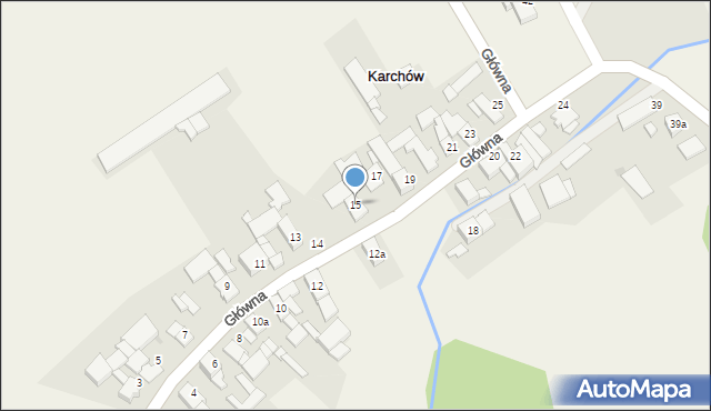 Karchów, Karchów, 15, mapa Karchów