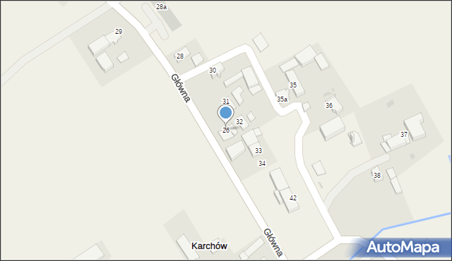 Karchów, Karchów, 26, mapa Karchów