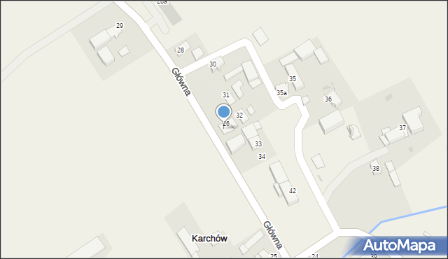 Karchów, Karchów, 26a, mapa Karchów