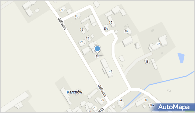 Karchów, Karchów, 34, mapa Karchów