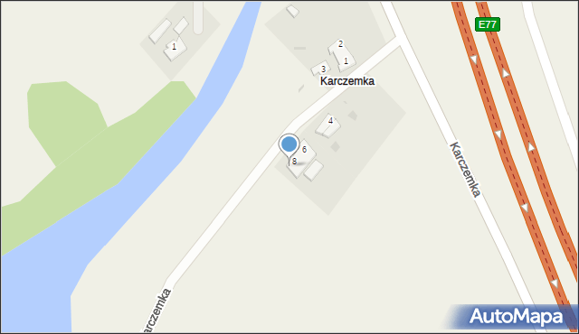 Karczemka, Karczemka, 9, mapa Karczemka