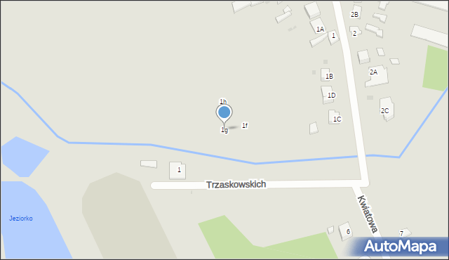 Karczew, Karczówek, 1g, mapa Karczew