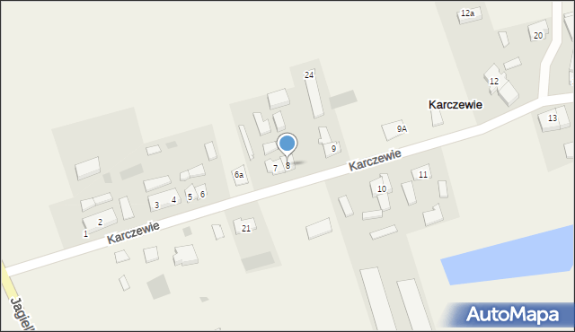 Karczewie, Karczewie, 8, mapa Karczewie