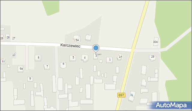 Karczewiec, Karczewiec, 3, mapa Karczewiec