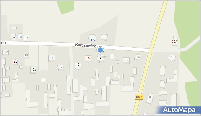 Karczewiec, Karczewiec, 4, mapa Karczewiec