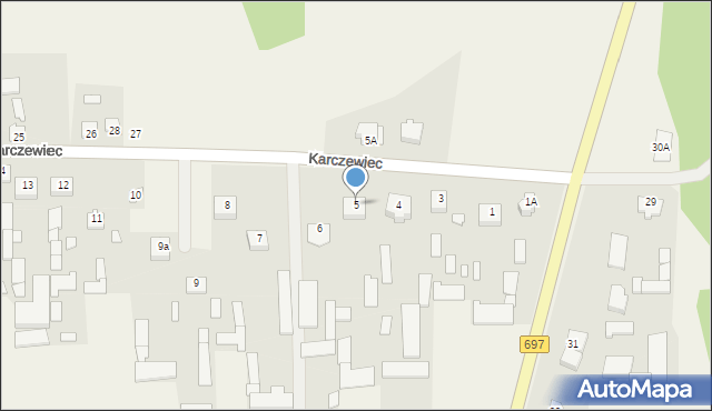 Karczewiec, Karczewiec, 5, mapa Karczewiec