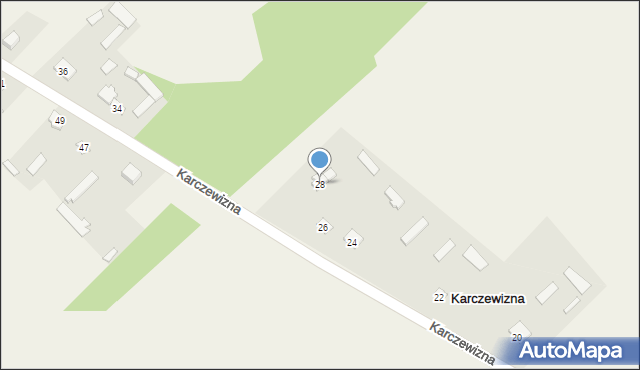 Karczewizna, Karczewizna, 28, mapa Karczewizna