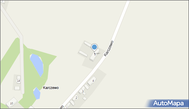 Karczewo, Karczewo, 5, mapa Karczewo