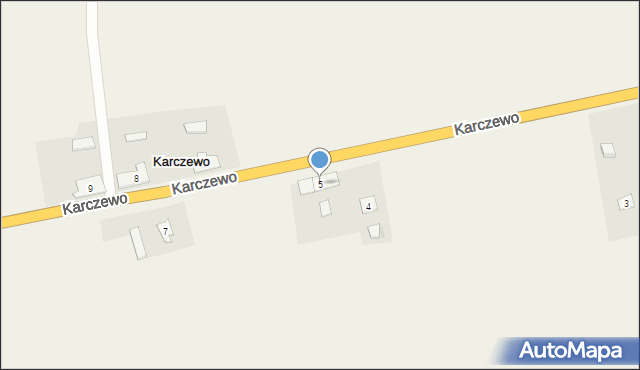 Karczewo, Karczewo, 5, mapa Karczewo