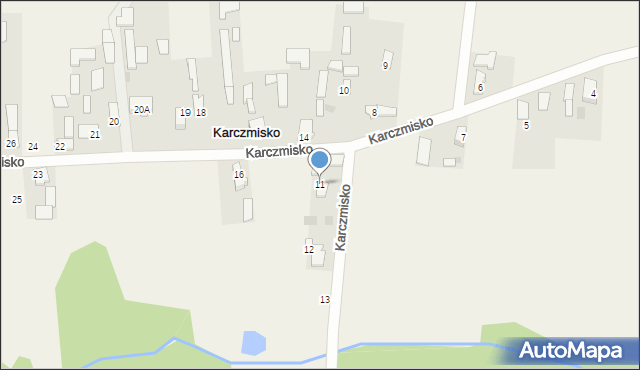 Karczmisko, Karczmisko, 11, mapa Karczmisko